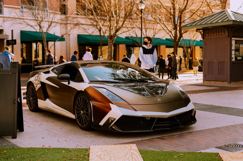 Sleek Lamborghini Gallardo parked outdoors